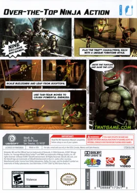 TMNT box cover back